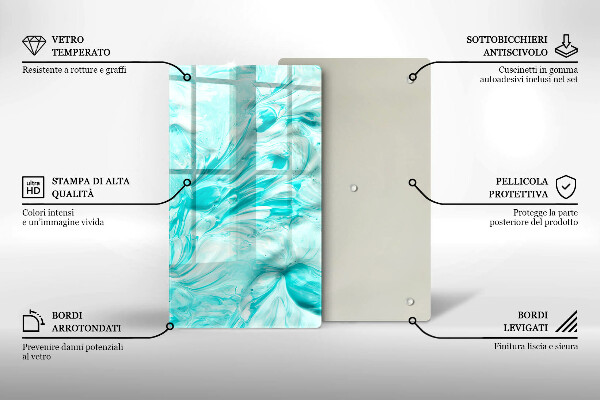 Glashällskydd modern Abstraktionsfärger