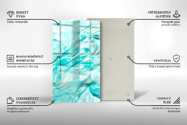 Glashällskydd modern Abstraktionsfärger