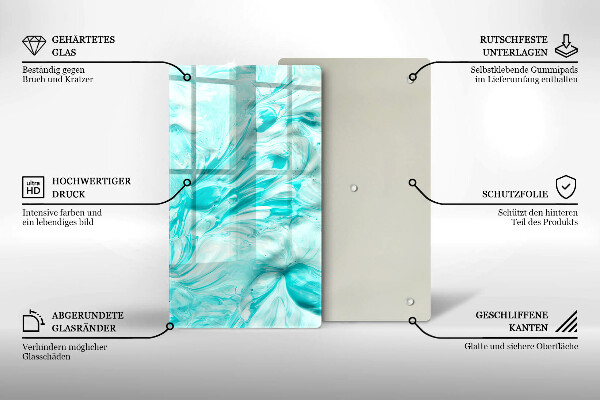 Glashällskydd modern Abstraktionsfärger