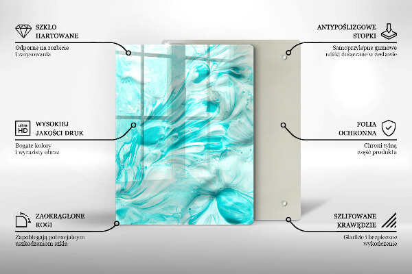 Glashällskydd modern Abstraktionsfärger