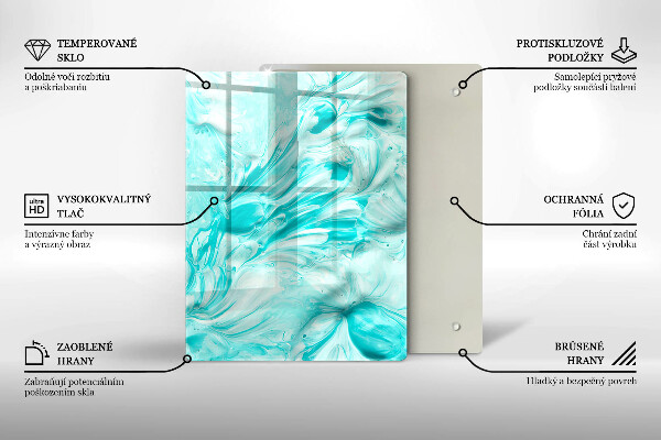 Glashällskydd modern Abstraktionsfärger