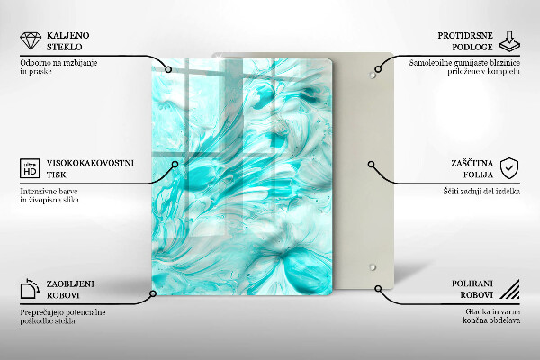 Glashällskydd modern Abstraktionsfärger