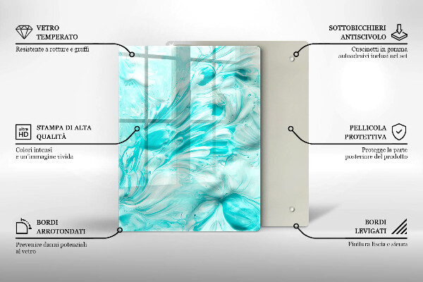 Glashällskydd modern Abstraktionsfärger