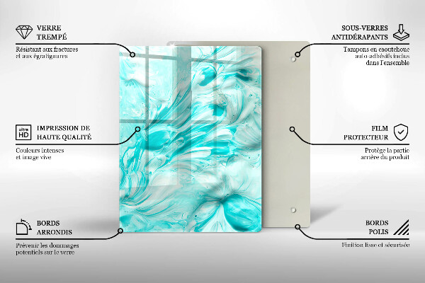 Glashällskydd modern Abstraktionsfärger