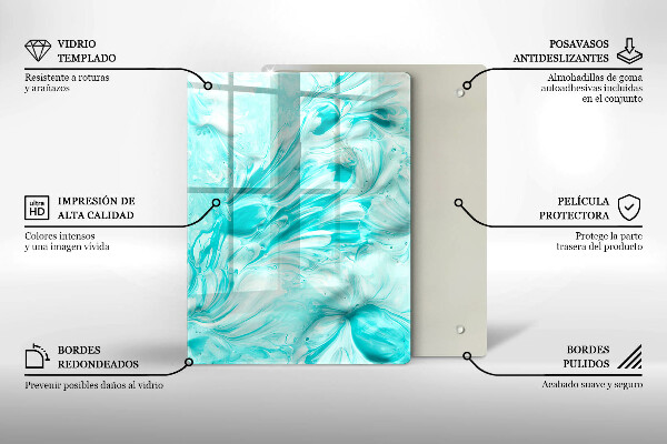 Glashällskydd modern Abstraktionsfärger