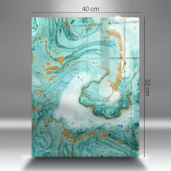 Glashällskydd modern Blå abstraktion