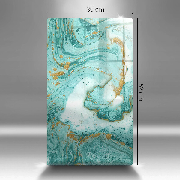 Glashällskydd modern Blå abstraktion