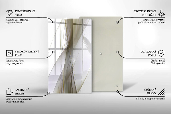 Spisskyddsplatta modern Abstrakta linjer design