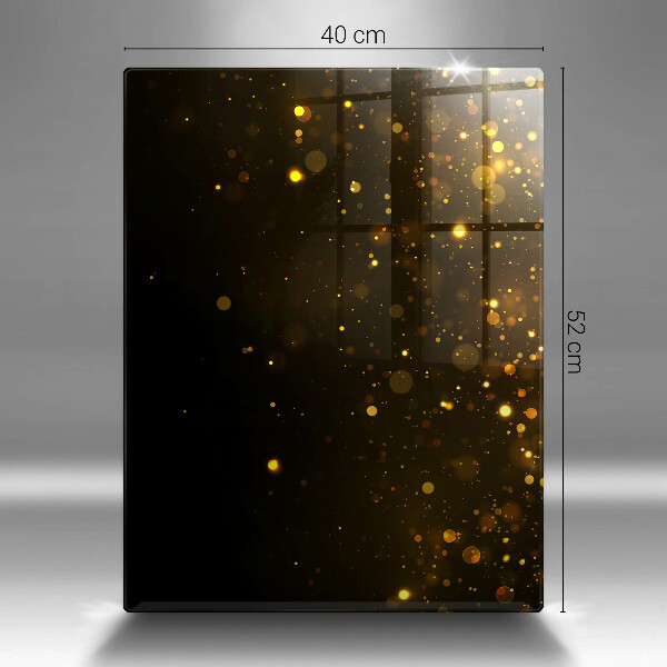 Kokkärlskydd modern Guld glitter