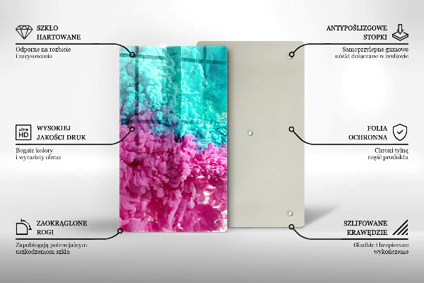 Kokkärlskydd modern Turkos rosa rök