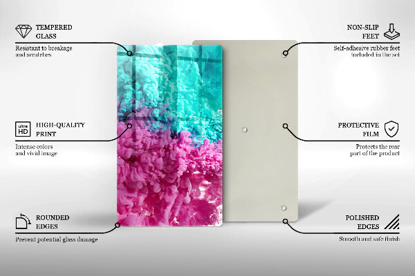 Kokkärlskydd modern Turkos rosa rök