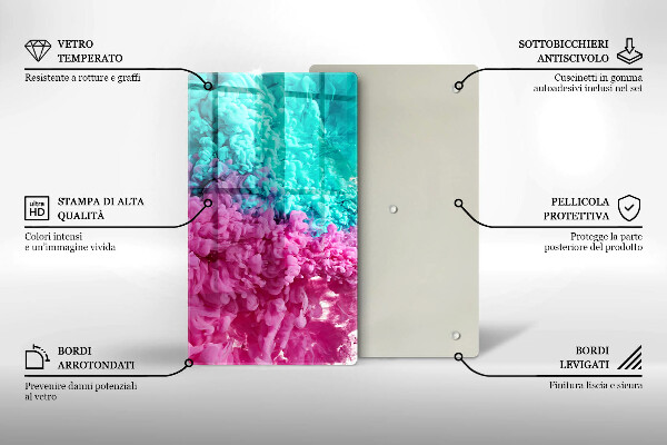 Kokkärlskydd modern Turkos rosa rök