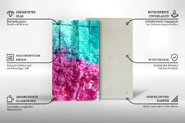 Kokkärlskydd modern Turkos rosa rök