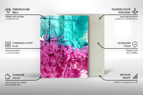 Kokkärlskydd modern Turkos rosa rök