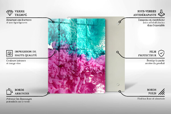 Kokkärlskydd modern Turkos rosa rök