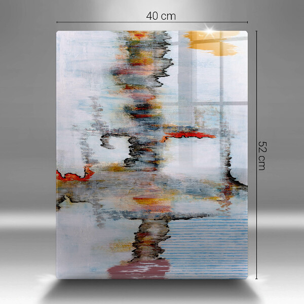 Spisskyddsplatta modern Abstraktionsfärger