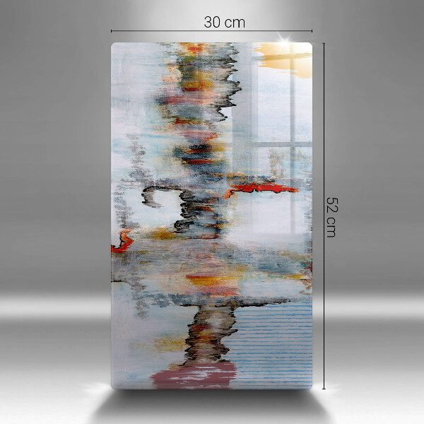 Spisskyddsplatta modern Abstraktionsfärger