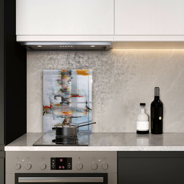 Spisskyddsplatta modern Abstraktionsfärger