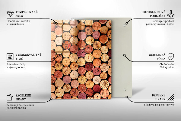 Spisskyddsplatta modern Vinkorkmönster