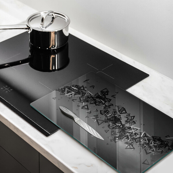 Spisskyddsplatta modern Abstraktion 3D-former