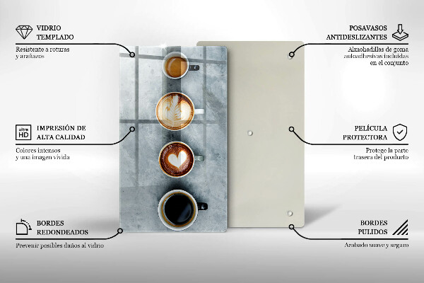 Skydd för induktionsspis modern Kök - kaffekoppar
