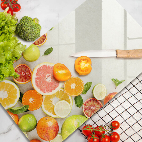 Skydd för induktionsspis modern Citrusfrukter