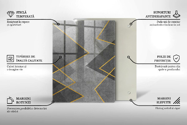 Skydd för induktionsspis modern Skarpa former