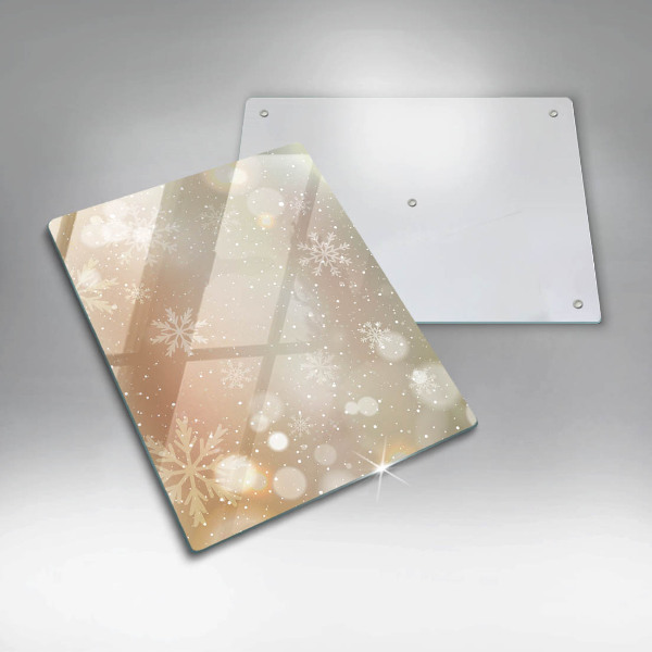 Skydd för induktionsspis modern Snöflingor