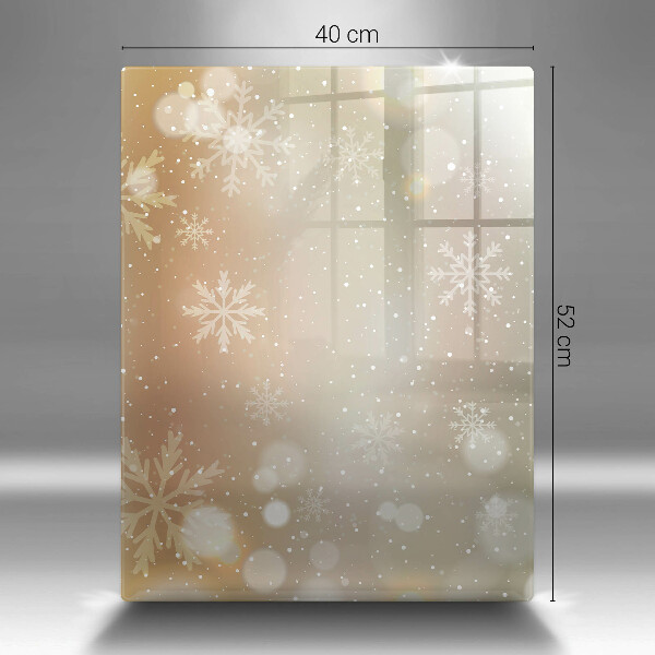 Skydd för induktionsspis modern Snöflingor