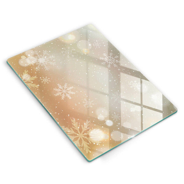 Skydd för induktionsspis modern Snöflingor