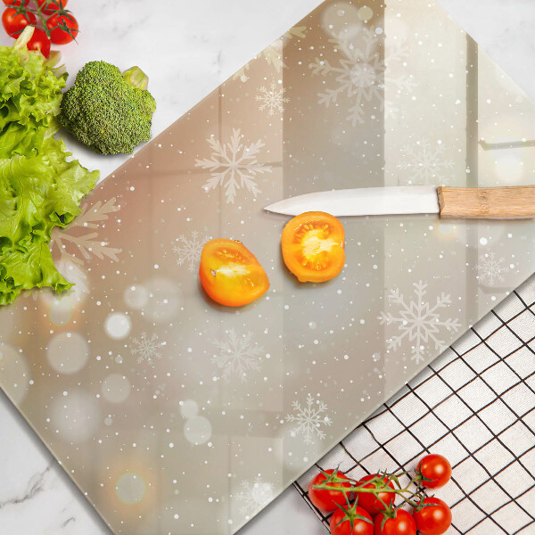 Skydd för induktionsspis modern Snöflingor