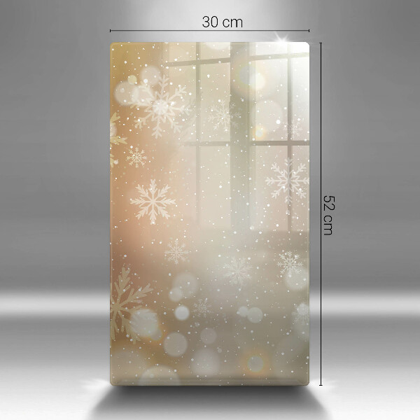 Skydd för induktionsspis modern Snöflingor