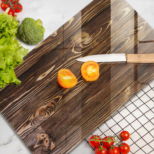 Skydd för induktionsspis modern Trästruktur