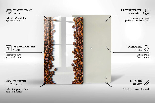 Skydd för induktionsspis modern Kaffebönor