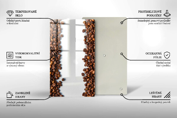 Skydd för induktionsspis modern Kaffebönor