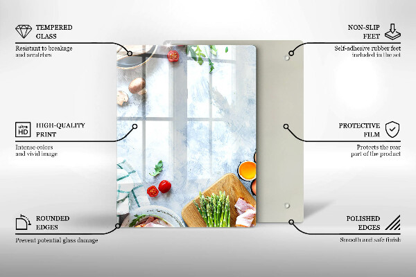 Skydd för induktionsspis modern Ingredienser i köket