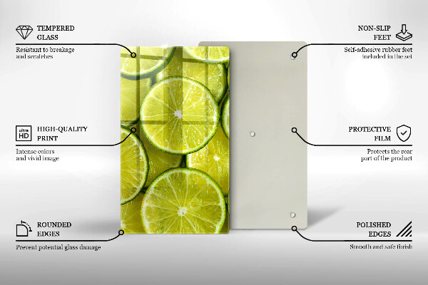 Skydd för induktionsspis modern Limeskivor