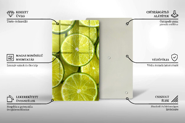 Skydd för induktionsspis modern Limeskivor