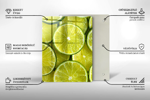 Skydd för induktionsspis modern Limeskivor