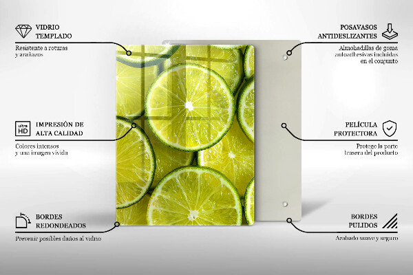Skydd för induktionsspis modern Limeskivor