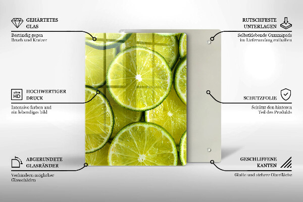 Skydd för induktionsspis modern Limeskivor