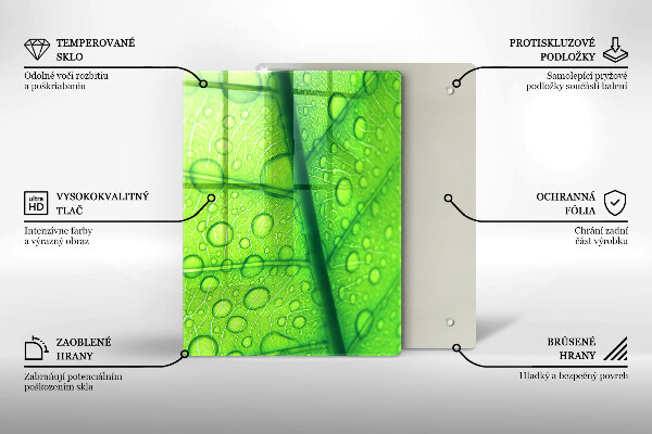 Skydd för induktionsspis modern Närbild av ett löv