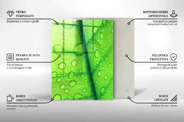 Skydd för induktionsspis modern Närbild av ett löv