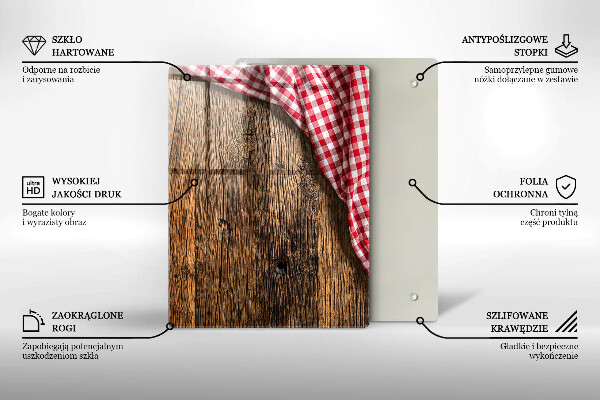 Skydd för induktionsspis modern Träbord