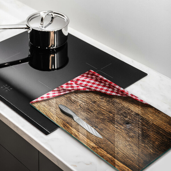 Skydd för induktionsspis modern Träbord