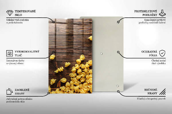 Skydd för induktionsspis modern Pasta på bordet