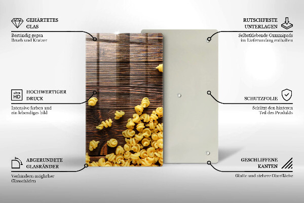 Skydd för induktionsspis modern Pasta på bordet