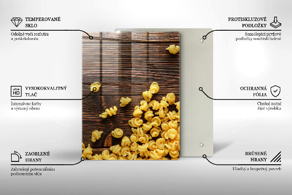 Skydd för induktionsspis modern Pasta på bordet