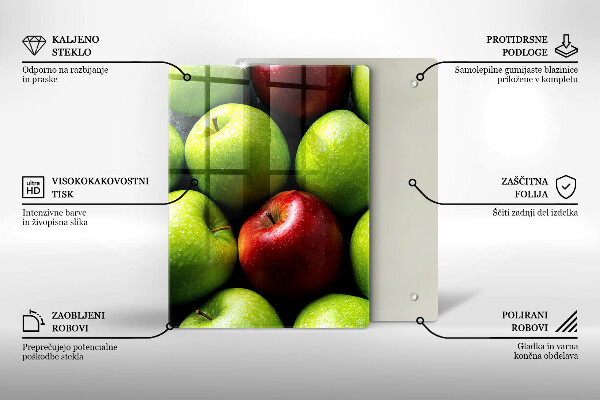 Skydd för induktionsspis modern Saftiga äpplen