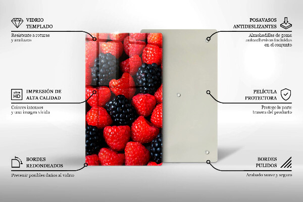 Skydd för induktionsspis modern Hallon och björnbär
